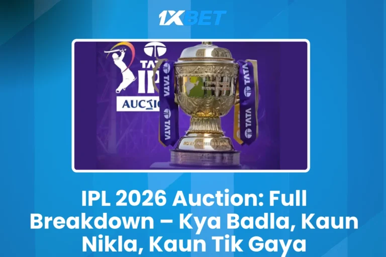 IPL 2026 Auction News