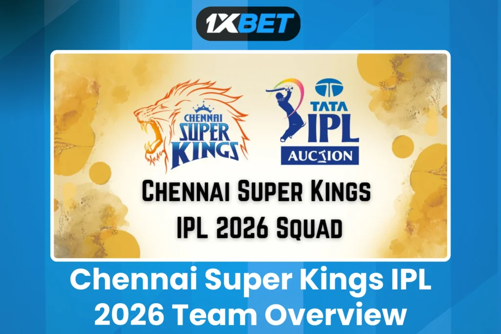 Chennai Super Kings IPL 2026 Team