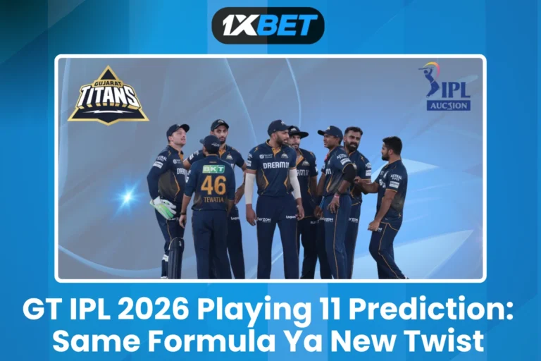 GT IPL 2026 Playing 11 Prediction