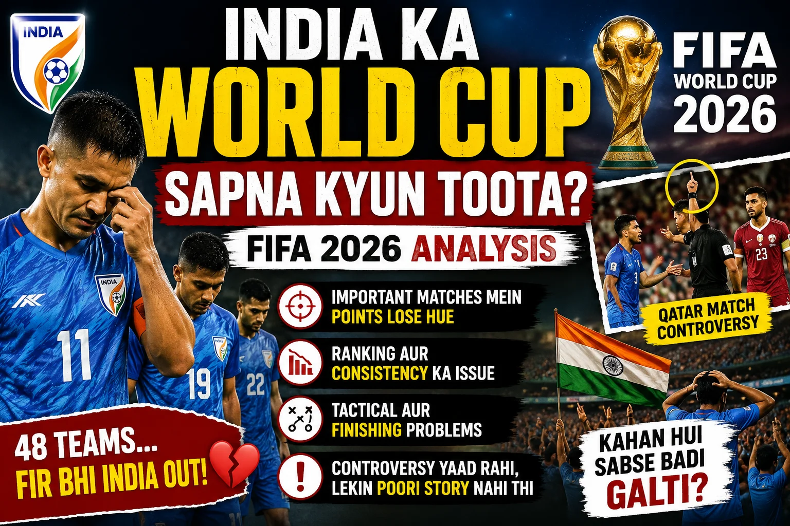 India Ka World Cup Sapna Kyun Toota FIFA 2026 Analysis