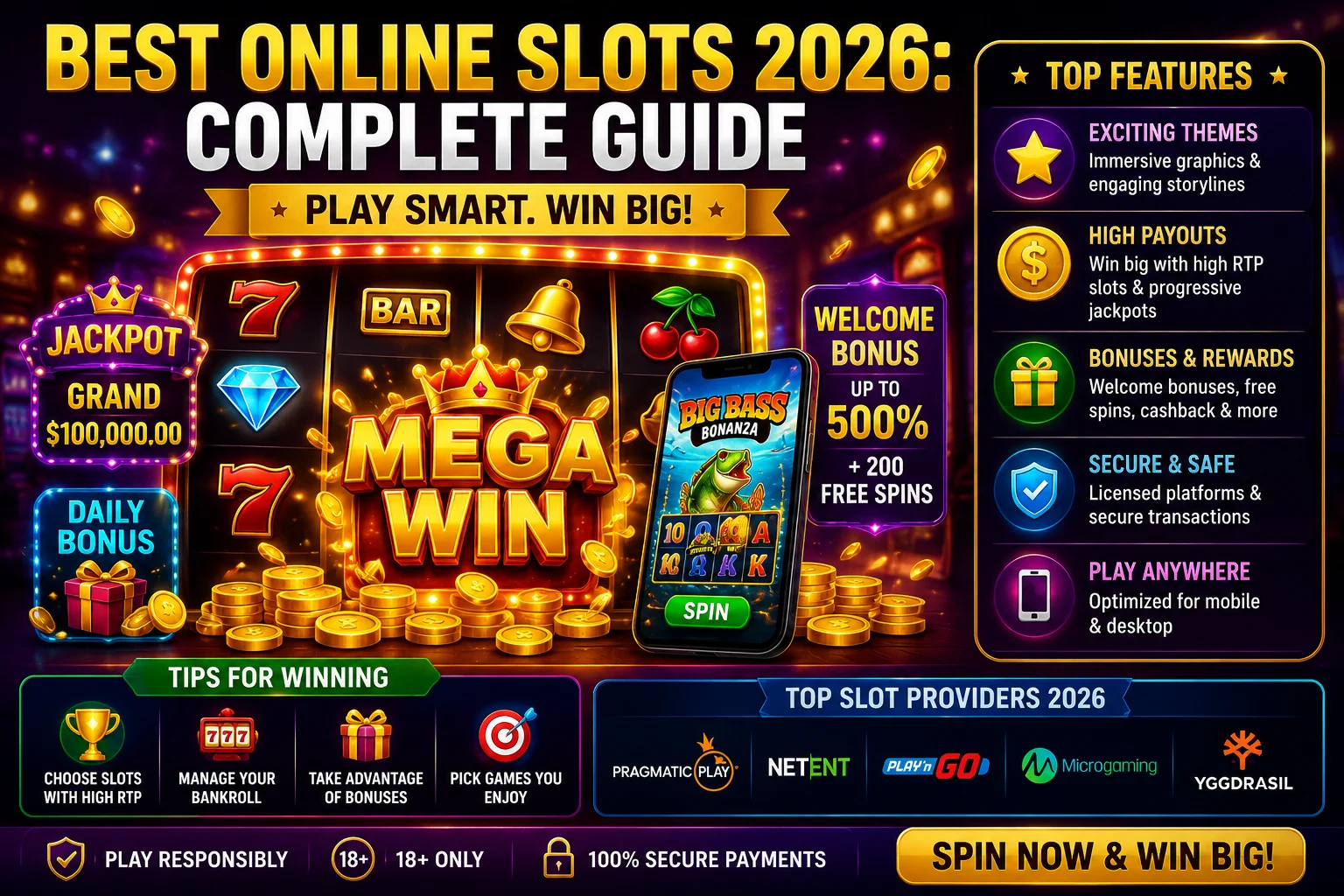 Best Online Slots 2026 Complete Guide  Top Features